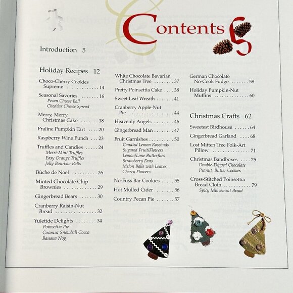 Treasury Of Christmas: Cooking Crafts And Gifts Hardcover Book By Publications I - Picture 3 of 11